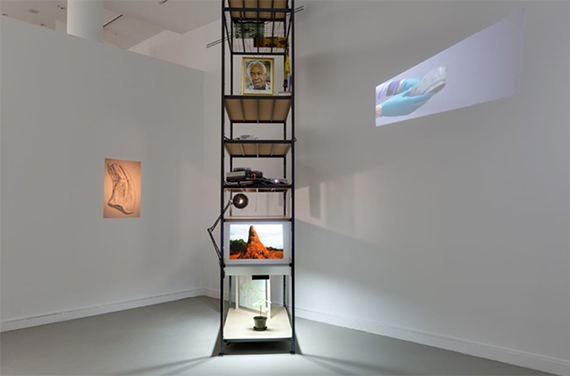 Kapwani Kiwanga
Rumours that Maji was a lie..., 2014
Mixed-media installation,
Variable Dimension