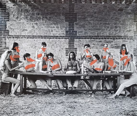 Selbstzensur - Abendmahl weiblich, Lisieux, Normandie, Frankreich, 1993
© Horst Wackerbarth Selbstzensur - Abendmahl weiblich, Lisieux, Normandie, Frankreich, 1993
© Horst Wackerbarth