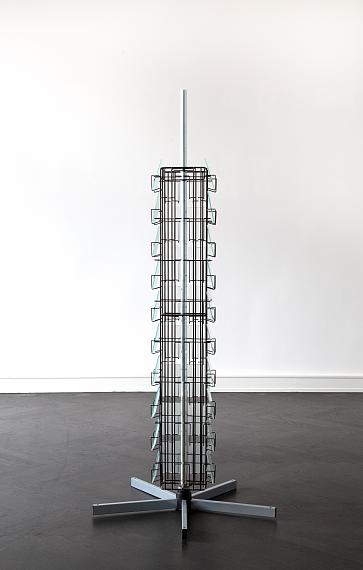 Jana PresslerTower 4, 2025Postkartenständer, Glas© Jana Pressler