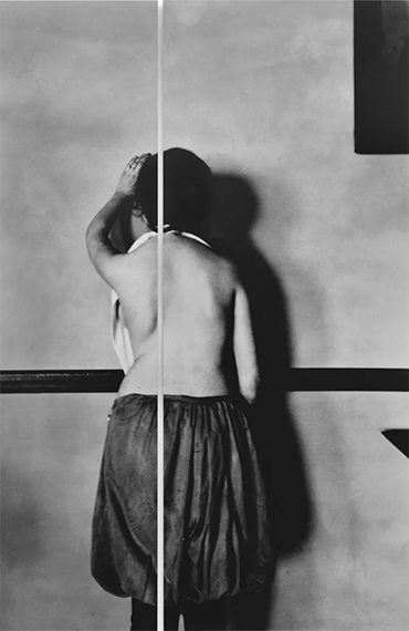 Lisa OppenheimSame girl as no. 4665. Showing the slight deformity of the hip. Work which required constant standing would be bad, so persons with curvature tire quickly. Their feet also are usually weak and they would be inclined to rest on one foot. This would throw e, 2016Dye sublimation print on aluminum34.3 inches x 49.8 inchesTanya Bonakdar Gallery, New York