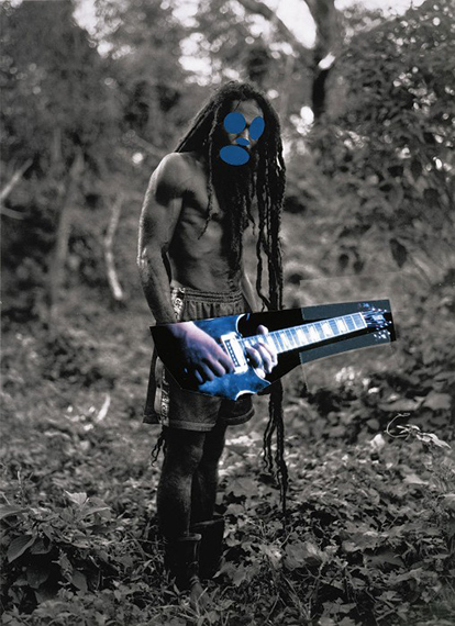 Richard Prince, Graduation, 2018. Collage, inkjet, and acrylic on canvas, 72 &frac34; &times; 52 &frac12; inches (185 &times; 133 cm)Collection of Larry Gagosian &copy; Richard Prince