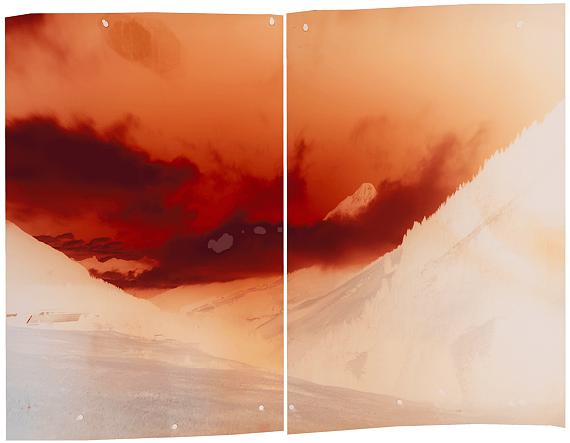 Above the river and under the sky