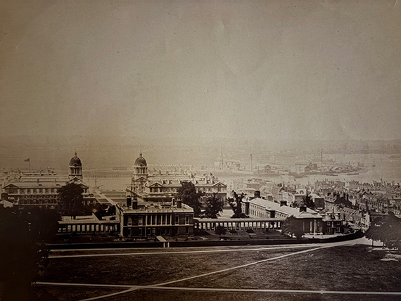 Roger FentonGreenwich from the hillc.1858