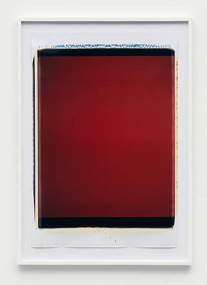 Inge Dickred - 31.3.98, 1998LW 32,2large-format polaroid, uniqueFramed: 37.0 x 26.3 inches | image dimensions: 31.5 x 21.7 inches&copy; Taubert Contemporary, Berlin; Photo: Martin Müller, Berlin
