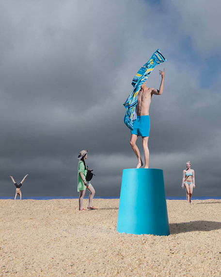 Rex Dupain, Cyan Man, 2026.