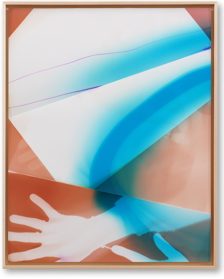 Marta Djourina, Untitled, 2026,
direct exposure with different light
sources on folded analogue photo paper
© Marta Djourina and VG Bild-Kunst,
Courtesy: the artist & FWR Galerie Marta Djourina, Untitled, 2026,
direct exposure with different light
sources on folded analogue photo paper
© Marta Djourina and VG Bild-Kunst,
Courtesy: the artist & FWR Galerie