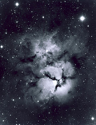 David Malin: Trifid Nebula© David Malin, courtesy Galerie Karsten Greve, St. Moritz und Howard Schickler Fine Art, New York 