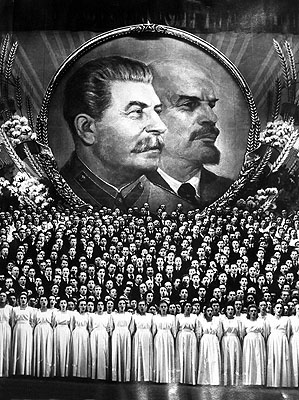 Stalin, Lenin, Chor.Moskau, 1951© Sammlung Ernst Volland / Heinz Krimmer