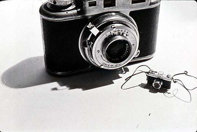 Laurie Simmons, Big camera, Little camerafrom IN AND AROUND THE HOUSE, the complete early b/w photographs, 1976-78