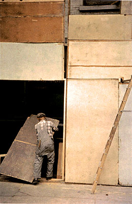 Mondrian Worker, 1954; Chromogenic Print, Printed at a later date. 28 x 35 cm