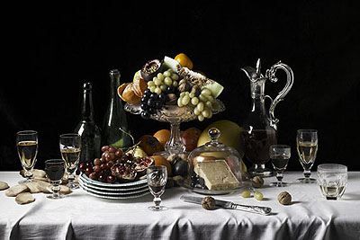 Robyn StaceyThe Duke of Northumberland's Tableclothfrom The Great and the Good, 2008type c prints120 x 159cm, edition of 5 +  2 AP