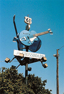The Crossroads. Highway 61 und Highway 49, Clarksdale, Mississippi, 2003. Aus der Serie 