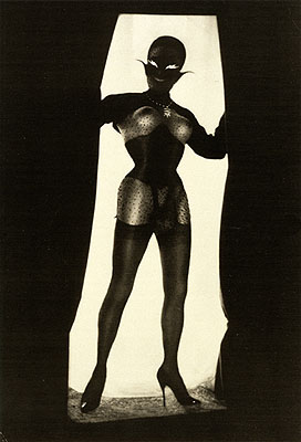 Pierre MolinierAutoportrait avec objet fétiche, chaman, 1968(Self-portrait with a Fetish Object, Shaman)Gelatin-silver print, 24 x 18 cmPrivate collection© Pro Litteris, Zürich