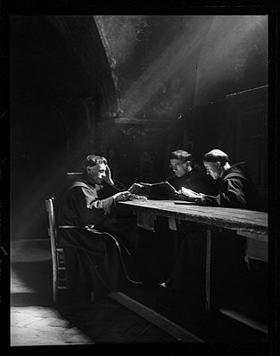 Ferdinand Schmutzer1923 | Monks Reading at Monastery of San Damiano in Assisisilver gelatin print24 x 30 cmCourtesy Austrian National Library