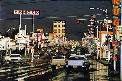 Ernst Haas 'Route 66, Albuquerque, New Mexico' 1969 © Ernst Haas, courtesy Getty Images.