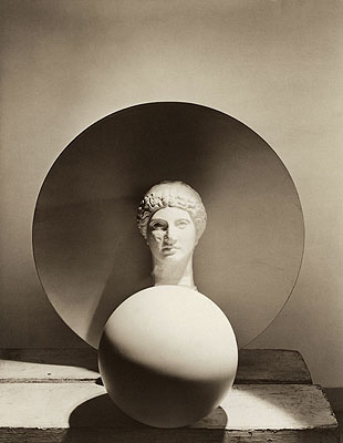 Classical Still Life - circle, disk, bust, 1937Gelatin Silver PrintLater PrintRecto embossed signed. Verso signed, titled, dated, annotated.ca. 51 x 61 cm© Horst P. Horst / Art & Commerce