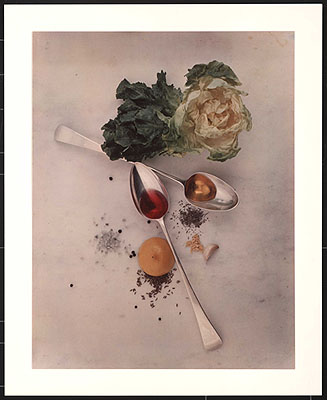 Irving Penn, Salad Ingredients, New York, 1947 © 1947 (renewed 1975) byCondé Nast Publications Inc, courtesy of Hamiltons Gallery