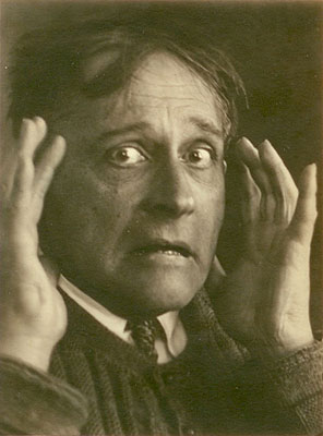Witkacy, A Madman's Dismay, Zakopane, 1931, vintage print, 9,2x12,2 cm, Courtesy: ZAK I BRANICKA