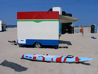 Beach Bar, 200590 x 120 cm Pigment Print, mounted and framedEdition 5©Daniela Finke