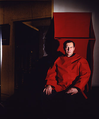 Clegg & Guttmann. 'Red Cardinal', (Collaboration with Franz Erhard Walther), 1993