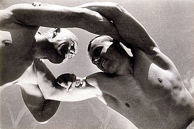 Georgij Sel'ma (1906-1984)Zwei Ringer, Moskau 1935, © Georgij Sel'ma
