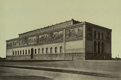 Georg Böttger Die Neue Pinakothek in München, um 1860, Albumin