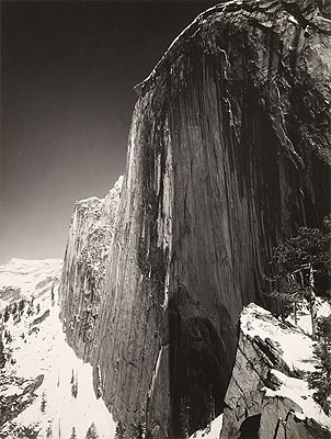 Ansel AdamsMonolith. The Face of Half Dome, Yosemite National Park, California. 1927 Vintage gelatin silver print. 20,1 x 15,1 cm. Lot 150 / € 10 - 15 000Auction 949 Photography