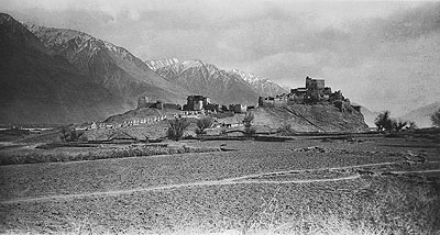 Dorf und Kloster von Charasa im Nubratal