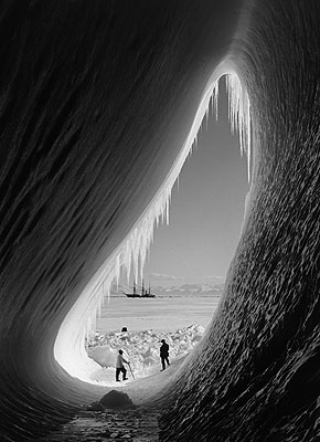 Grotto in Berg, January 1911©2009 Scott Polar Research Institute, University of Cambridge.