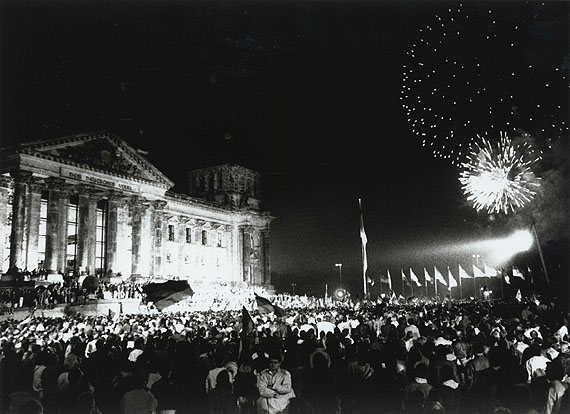 Michael PladeckFeier zur Vereinigung am ReichstagBerlin, 3. Oktober 1990DHM