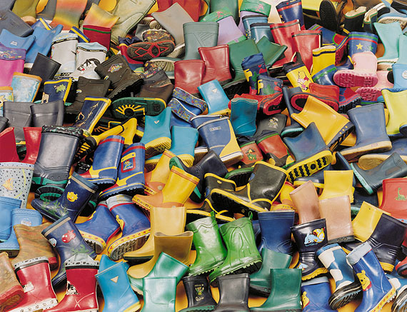 Stolen Gumboots, 2005, from the series Artifacts. Collection of the Artist.© Boris Becker; SABAM, Brussel, 2010