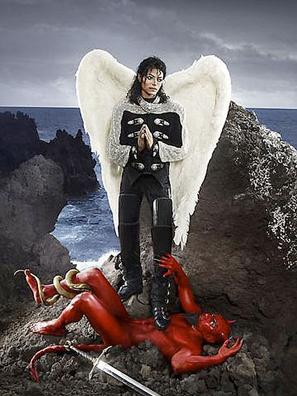 DAVID LACHAPELLE Archangel Michael: And No Message Could Have Been Any Clearer2009 101,6 x 76,2 cm. 40 x 30 inches