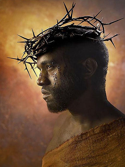 DAVID LACHAPELLE Kanye West: Passion of the Christ2009 101,6 x 76,2 cm. 40 x 30 inches