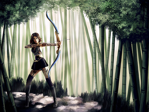 Anderson & Low, Untitled (Forest Defender), 2009, Manga Dreams, courtesy of Hamiltons Gallery