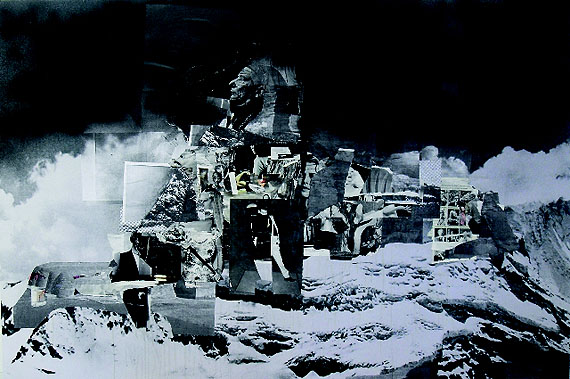 Markus Uhr, Magnet, 2009, Collage auf C-Print