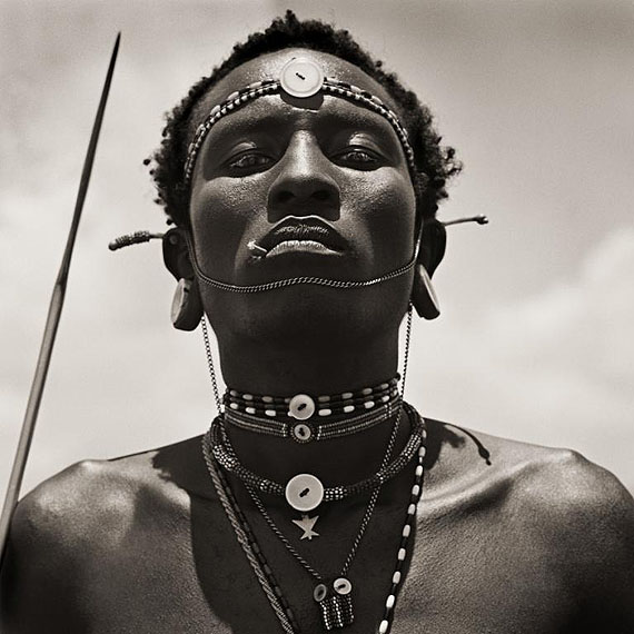 © Dana Gluckstein, Massai-Krieger, Kenia 1985