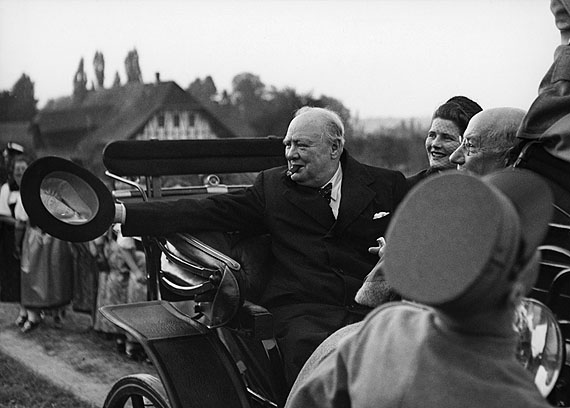 Hans Steiner, Visite de Winston Churchill en Suisse, canton de Berne, 16-17 septembre 1946