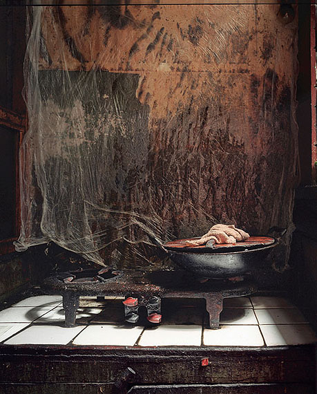 ROBERT VAN DER HILST: "Chinese Interiors #2: Kitchen Stove in a Suburban Home. Shanghai" (2004) Archival pigment print. 46cm x 56cm - Ed. of 15; 67cm x 80cm - Ed. of 10; 110cm x 131cm - Ed. of 5. © Robert van der Hilst. Courtesy of m97 Gallery.