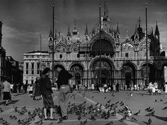 Venedig, Markusplatz mit San Marco© Fotoarchiv Ruhr Museum, EssenRuth Hallensleben. Italien 1952