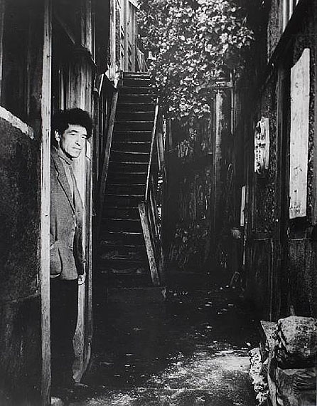 Lot 42Brassaï (Gyula Halász) (Hungarian/French, 1899-1984)Giacometti à la porte de son atelier, rue H. Maindrou, 14e, January 1948£4,000-6,000