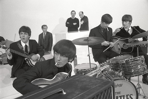 © Max Scheler, The Beatles am Set für A Hard Day´s Night, Großbritannien, 1964