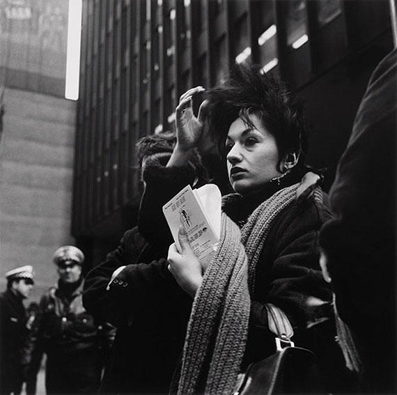 Vivian Maier, Untitled (woman with ticket), n.d.