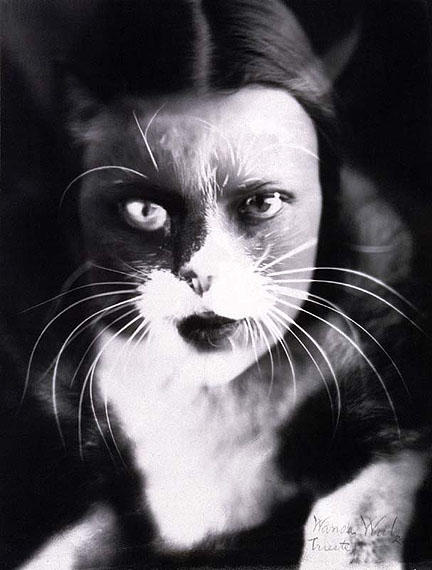 Wanda Wulz. Me + cat, 1932