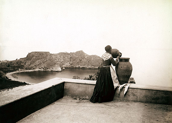 Giovanni Crupi. Island at the Cape of St.Andrew. Taormina, ca.1890