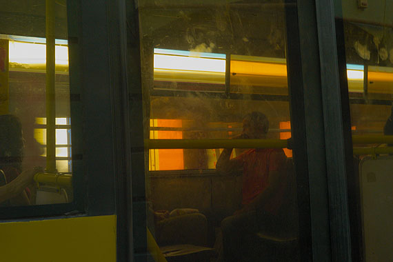 Jelty Bus,Chernowitz, 2011© Boris Savelev. Multi-layered pigment print on gesso coated aluminium.110x164cm. Edition of 3.