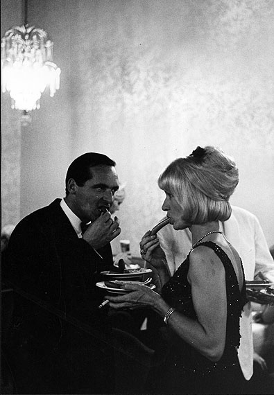 1965, Baden-Baden/hot dogs at a gala evening in the casino © Leonard Freed/Magnum Photos/Courtesy °CLAIR Gallery