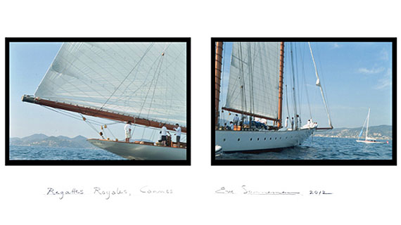 EVE SONNEMANREGATTES ROYALES, CANNES, 2012digitally printed photograph on Japanese paper, diptych, ed. 1020 x 30 in.   50.8 x 76.2 cm.