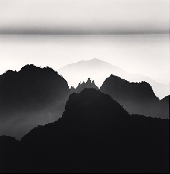 “Huangshan Study 2  Anhui, China,” (2008)Silver gelatin print. 20cm x 20cm - Edition of 45. © Michael Kenna. Courtesy of m97 Gallery.