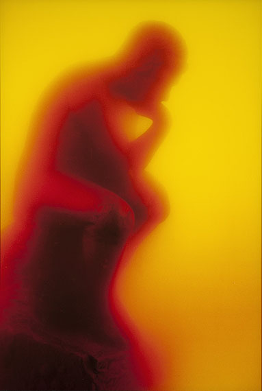 Andres SerranoPISS THINKER. 1988Dye destruction print, Diasec. 101 x 70 cm