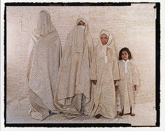 Converging Territories #30, 2004© Lalla Essaydi/Courtesy Edwynn Houk Gallery, New York.